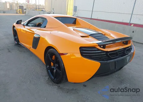 2016 Mclaren 650S z USA, uszkodzony, nr VIN SBM11FAA5GW006189